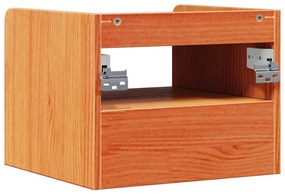 Mesa-de-cabeceira com gaveta Castanho-mel 38 x 36 x 29,5 cm