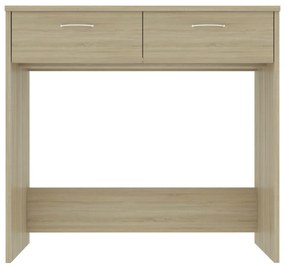 Secretária 80x40x75 cm derivados de madeira carvalho sonoma