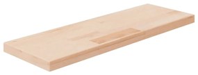 vidaXL Prateleira 60x20x2,5 cm carvalho maciço não tratado