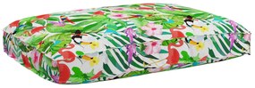 vidaXL Almofada de palete para assento Multicolor 120 x 80 x 12 cm