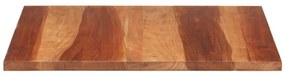 Tampo de mesa madeira de acácia maciça 25-27 mm 70x70 cm