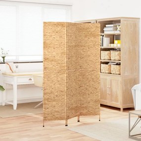 355191 vidaXL Biombo de 3 painéis 122x180 cm jacinto de água