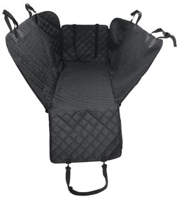 Cobertura de assento de carro para cão 137x46x50 cm preto