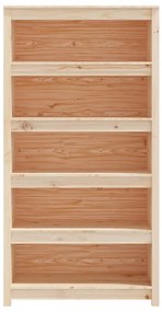 Estante 80x35x154 cm madeira de pinho maciça
