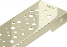 Mexen Flat M12 cobertura para escoamento linear 70 cm, dourada - 1521070