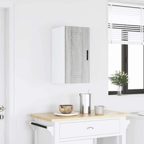 vidaXL Armário de parede cozinha Porto madeira projetada sonoma cinza