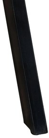 Mesa de jantar 110x75 cm madeira de mangueira maciça
