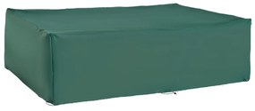 Outsunny Capa de Proteção para Móveis de Jardim 222x155x67 cm Capa Protetora para Mesa Exterior Impermeável Anti-UV Verde Escuro