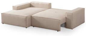 Sofá-Cama de Canto Pırlo – Ecru – 260x78x170 cm