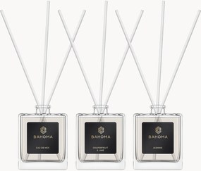 Difusores com varetas Eau de Mer, Jasmin, Grapefruit & Lime, conjunto de 3