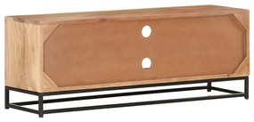 Móvel de TV 110x30x40 cm madeira de acácia maciça