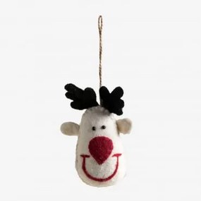 Pack De 4 Enfeites De Natal Maraly Branco - Sklum
