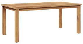 Mesa de centro Castanho 110 x 55 x 45 cm Madeira de teca sólida