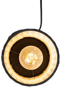 Candeeiro de mesa rústico em vime - Kata