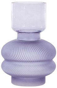 Vaso de vidro violeta 24 cm RODIA Beliani
