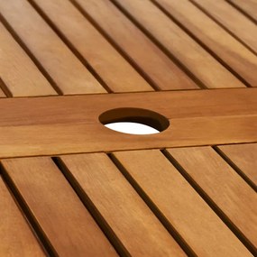 Conjunto de jardim Boston 7 peças em madeira de acácia