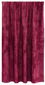 Cortinas de Veludo 2 peças com Ilhós Vermelho Vinho 140x140 cm