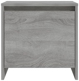 Mesa cabeceira 45x34x44,5cm derivados madeira sonoma cinza