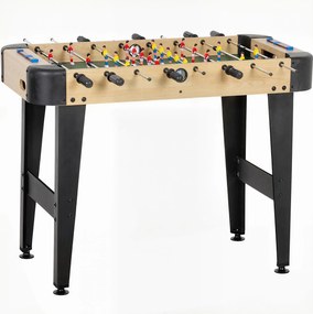 SPORTNOW Mesa de Matraquilhos de 92 cm com 22 Jogadores 2 Bolas Marcadores Manuais Pegas Antiderrapantes Madeira | Aosom Portugal