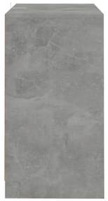 Aparadores 2 pcs 70x41x75 cm aglomerado cinzento cimento