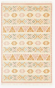 Tapete kilim em lã tecido à mão Anisa