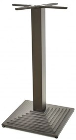 Pernas de Mesa Bar, Restaurante, Café, Esplanada Conjunto de 2 Bases de mesa ELBA, preto, base 44x44 cms, altura 72 cms