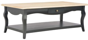 vidaXL Mesa de centro 110x60x40 cm MDF preto
