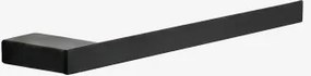 Toalheiro De Parede Com Barra 30 Cm Para Casa De Banho Em Aço Inoxidável Olvam Preto Mate - Sklum