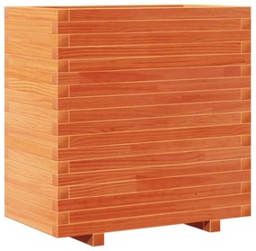 Vaso/floreira de jardim 70x40x72 cm pinho maciço castanho mel