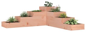 vidaXL Floreira com 4 níveis 106x104,5x36 cm madeira de douglas maciça