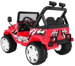 Jipe elétrico para Crianças 12V RAPTOR Drifter Rodas de EVA Vermelho