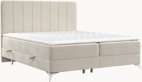 Cama divã em veludo artesanal com arrumação Aggaz, H2