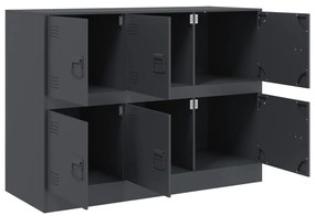 Aparador 99x39x73 cm aço antracite