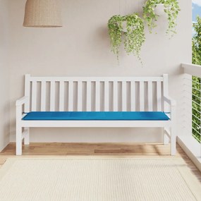 vidaXL Almofadão p/ banco de jardim 180x50x3 cm tecido oxford azul