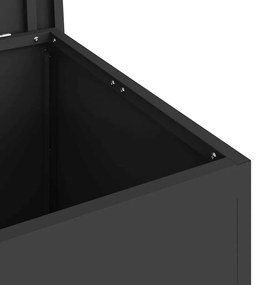 Caixa de Armazenamento Externa Preto 55 x 50.5 x 50 cm