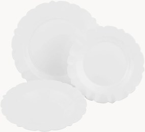 Conjunto de loiça Opalino, 6 pessoas, conjunto de 18
