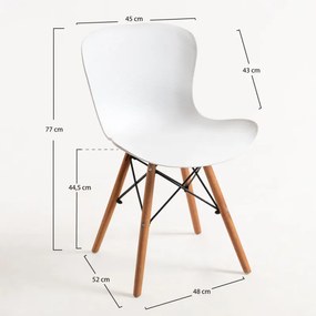 Cadeira Klover - Branco