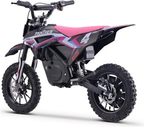 Moto elétrica de cross para crianças Motors Panther 550W Rosa