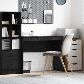 vidaXL Mesa Outros Carvalho preto 100 x 40 x 76 cm Madeira processada