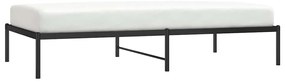 Estrutura de cama 100x190 cm metal preto