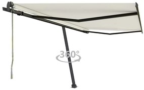 Toldo automático independente 450x350 cm cor creme