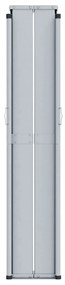 Toldo lateral retrátil 160x600 cm castanho