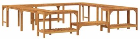 Entorno para Banheira de Hidromassagem Castanho 250 x 250 cm