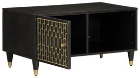 Mesa de centro 80x50x40 cm madeira de mangueira maciça