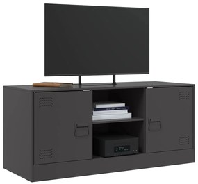 Móvel de TV 99x39x44 aço preto