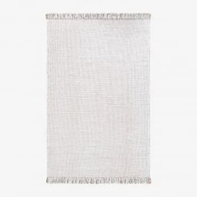 Alfombra Retangular De Exterior 200x300 Cm Em Juta Eilyn Beige Creme - Sklum