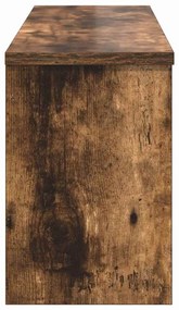 Cabideiro de Parede Carvalho fumado 80 x 20 x 30 cm