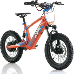 Bicicleta elétrica infantil 350W 16" Roan RXF Evo-S Laranja