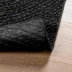 Tapete ZIZUR antracite 200x200 cm aspeto juta interior exterior