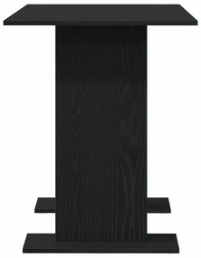 Mesa de Jantar vidaXL Preto Carvalho 110x60x75 cm Madeira Ingenheirada